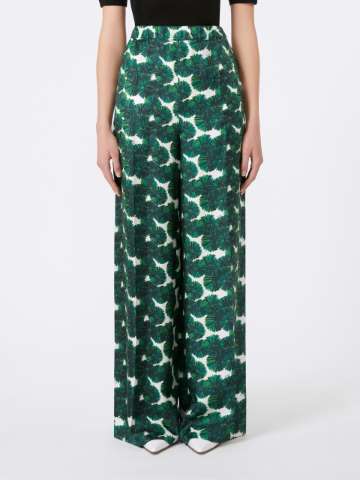 パンツ MM Max Mara Woman Pants Sage 2516131028600 002 Green pants trousers | Max Mara