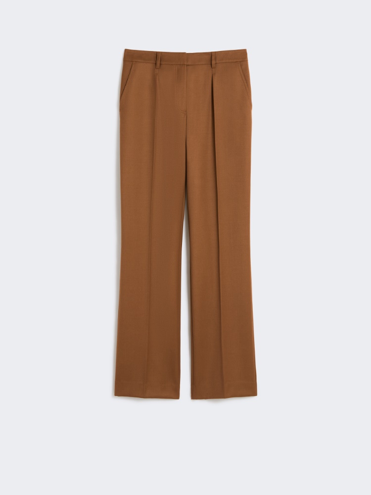 칸 버진울 팬츠 - TOBACCO - Max Mara