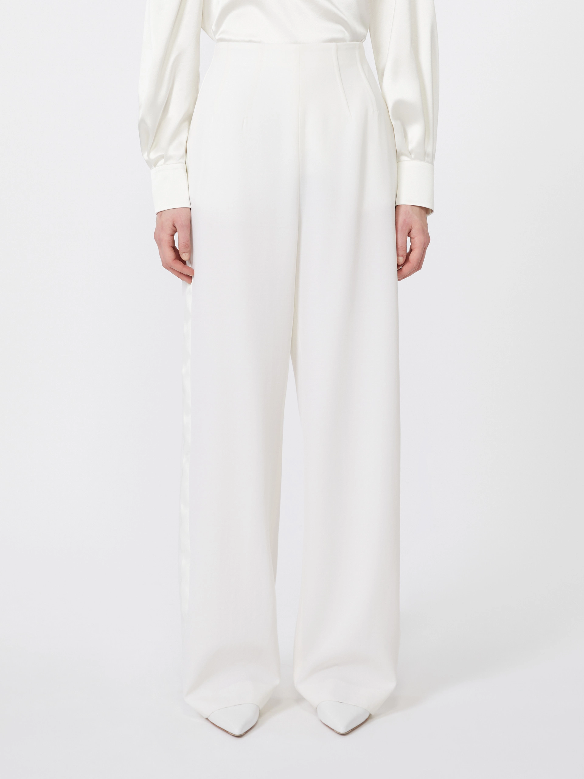 Max Mara High-Waisted Wool Trousers
