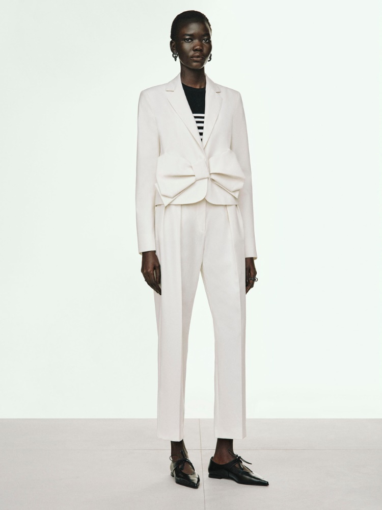 Karottenhose aus Baumwolle + WEISS - Max Mara