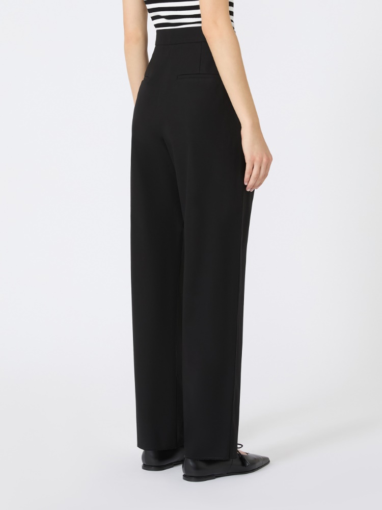 デデ] ピュア コットン キャロットフィット パンツ, black