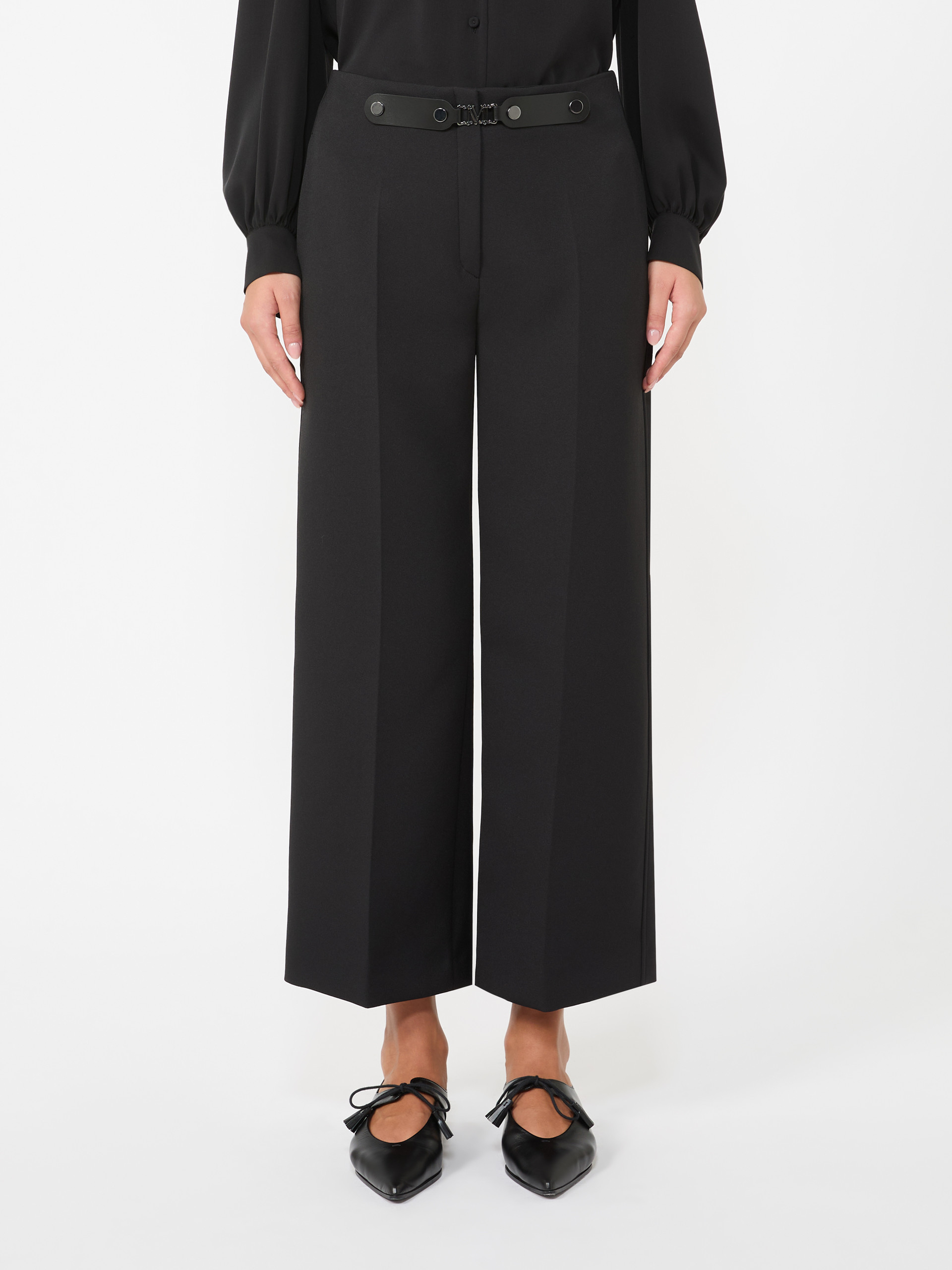 노벨라 폴리 팬츠 - BLACK - Max Mara - 2