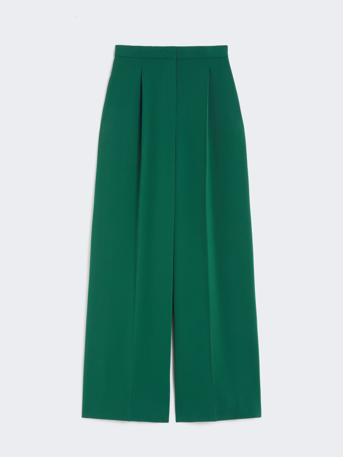 Compact cady trousers - EMERALD - Max Mara - 8