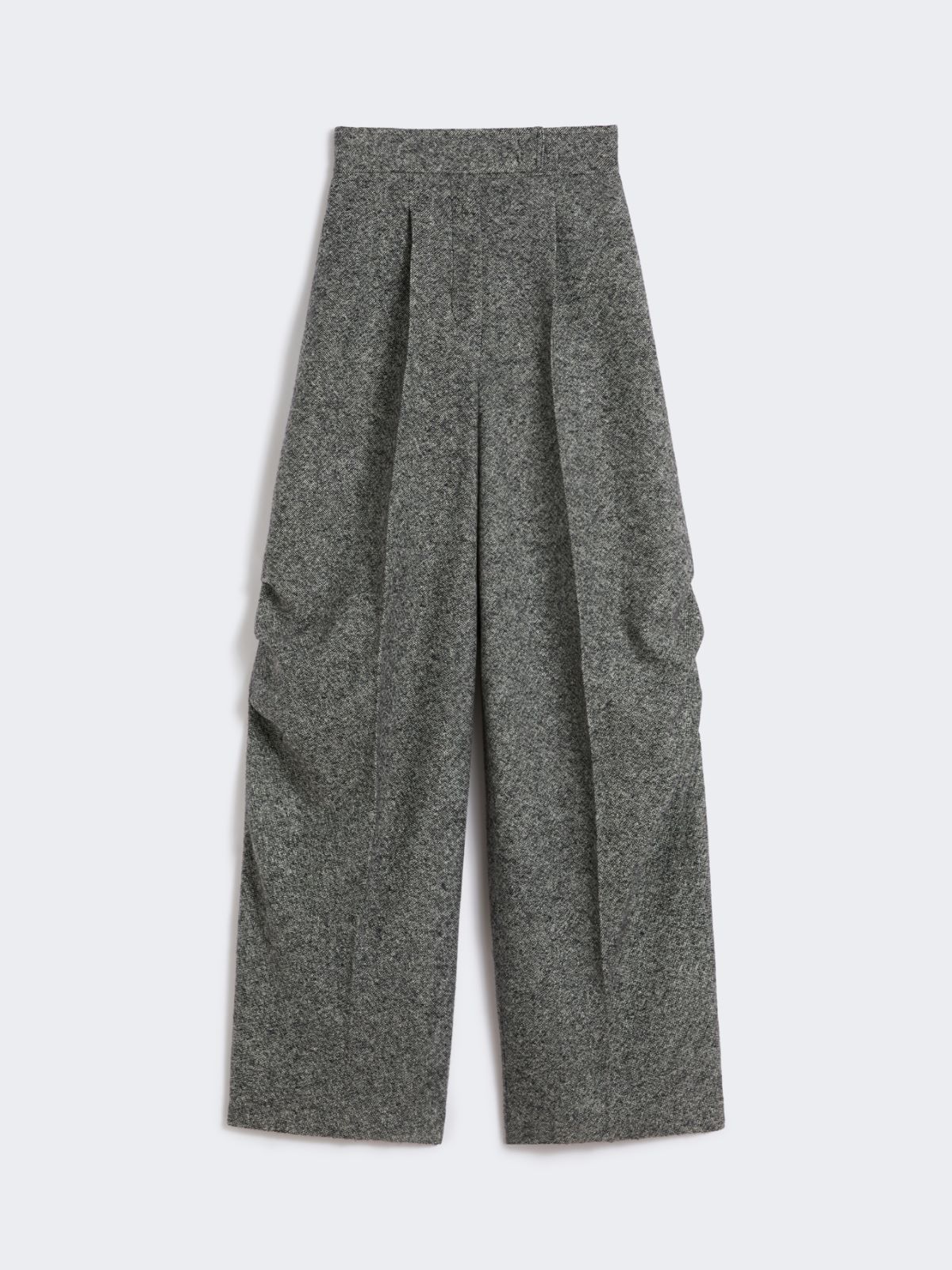 시모네 버진울 팬츠 - WHITE BLACK - Max Mara - 10