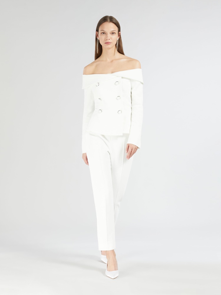 Hose aus Stretch-Cady - SEIDE - Max Mara