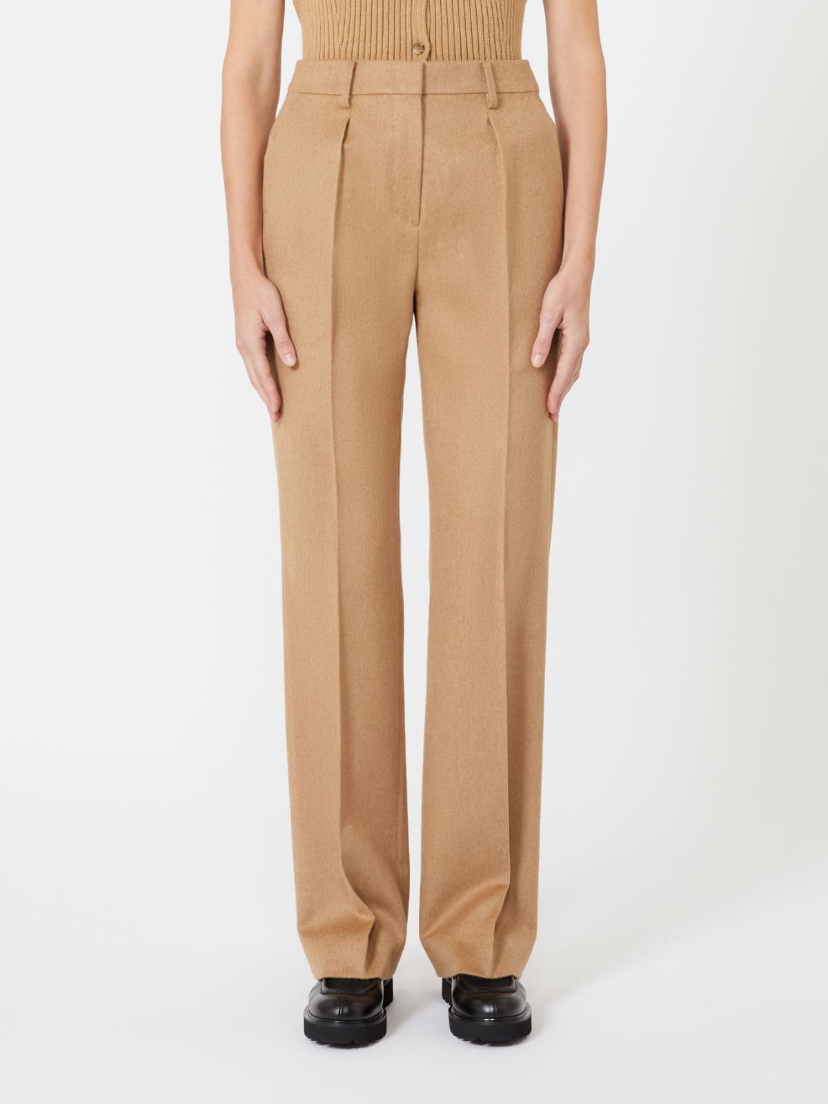 Pantalón masculino de camello - CAMEL - Max Mara - 2