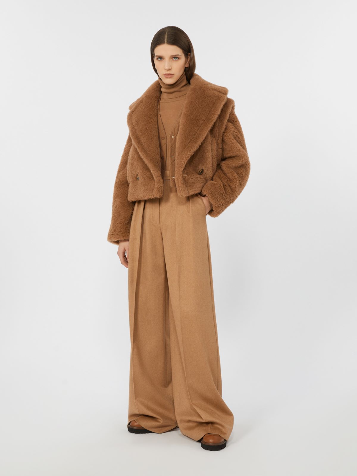 Flared camel trousers - CAMEL - Max Mara - 8