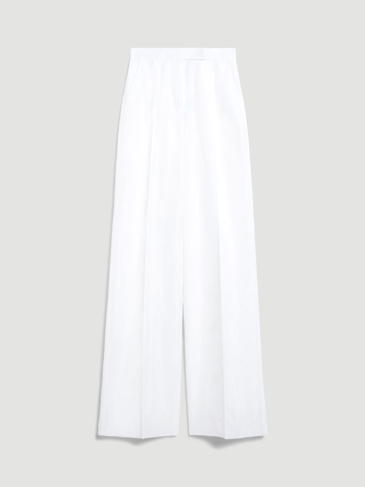 Hose aus Ripsseide - WEISS - Max Mara