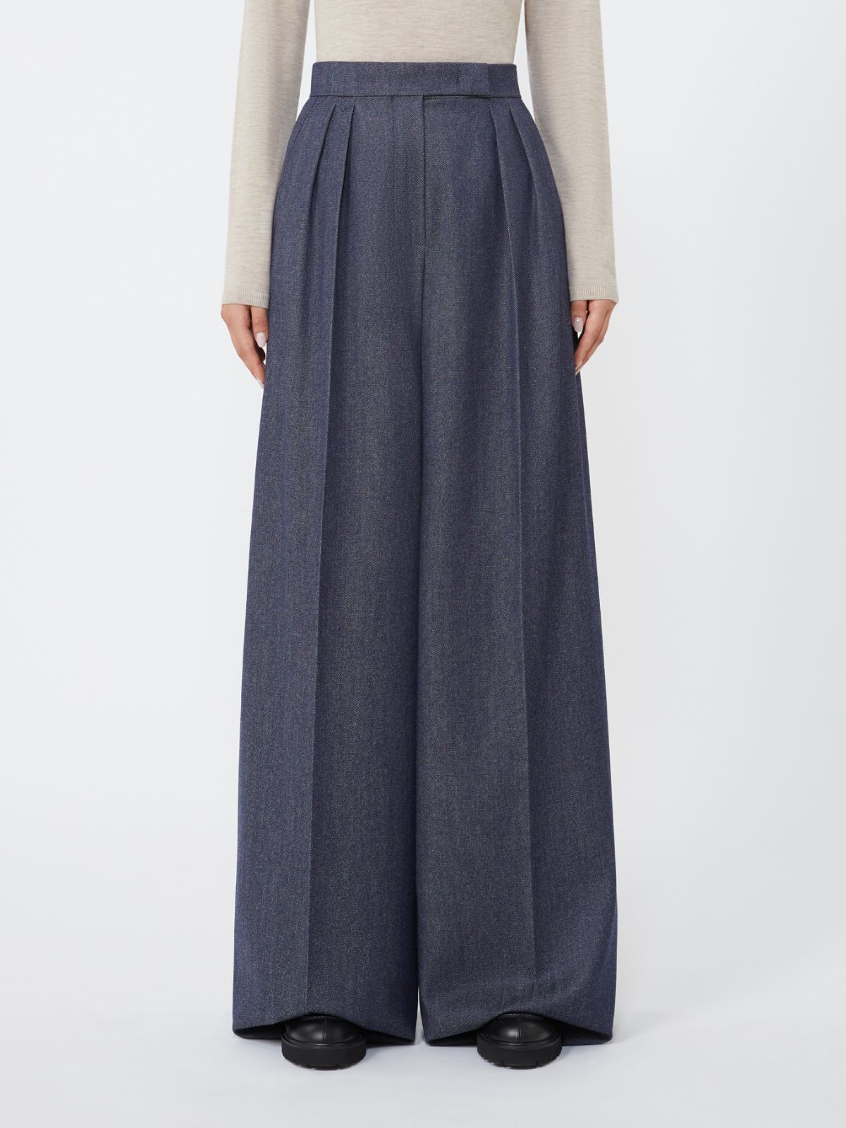 Wool trousers - ULTRAMARINE - Max Mara - 2