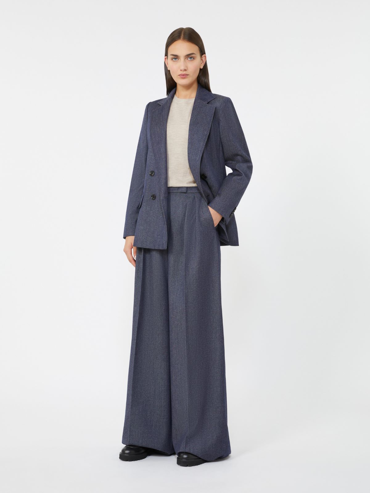 Wool trousers - ULTRAMARINE - Max Mara