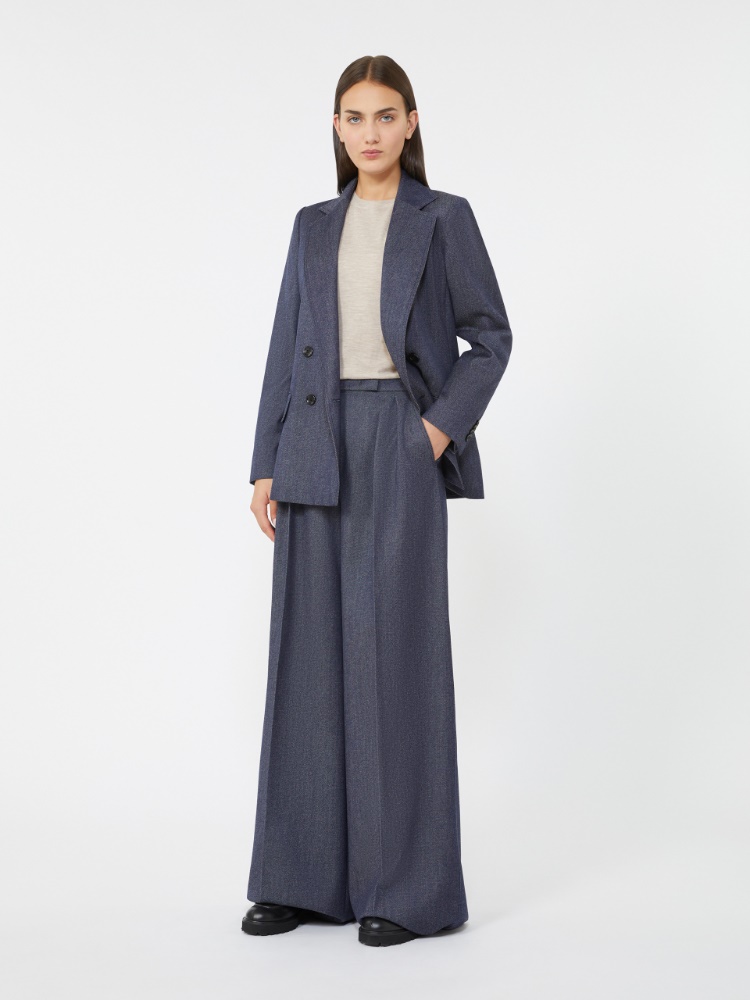 Wool trousers - ULTRAMARINE - Max Mara