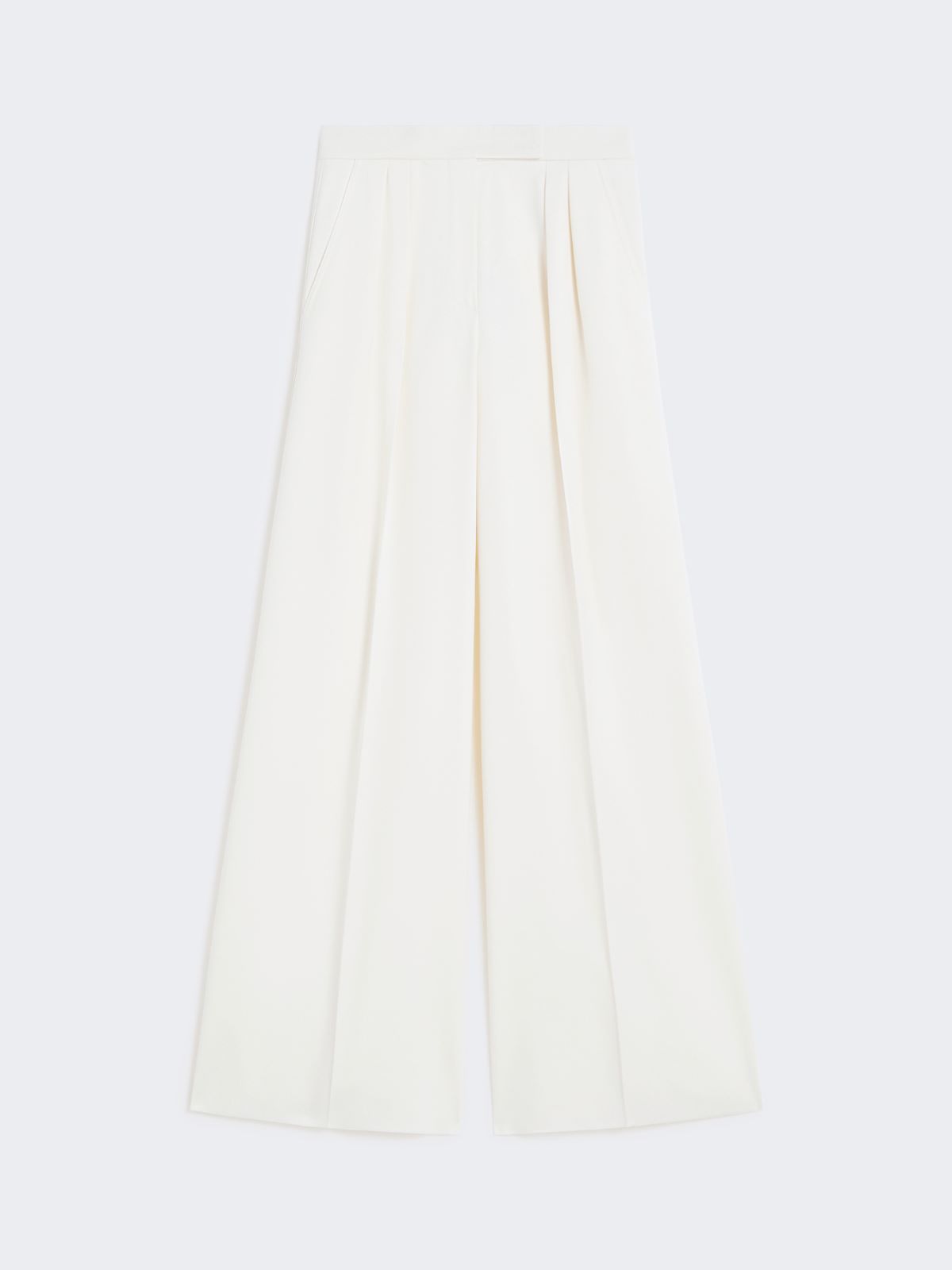 Wool trousers - WHITE - Max Mara - 9