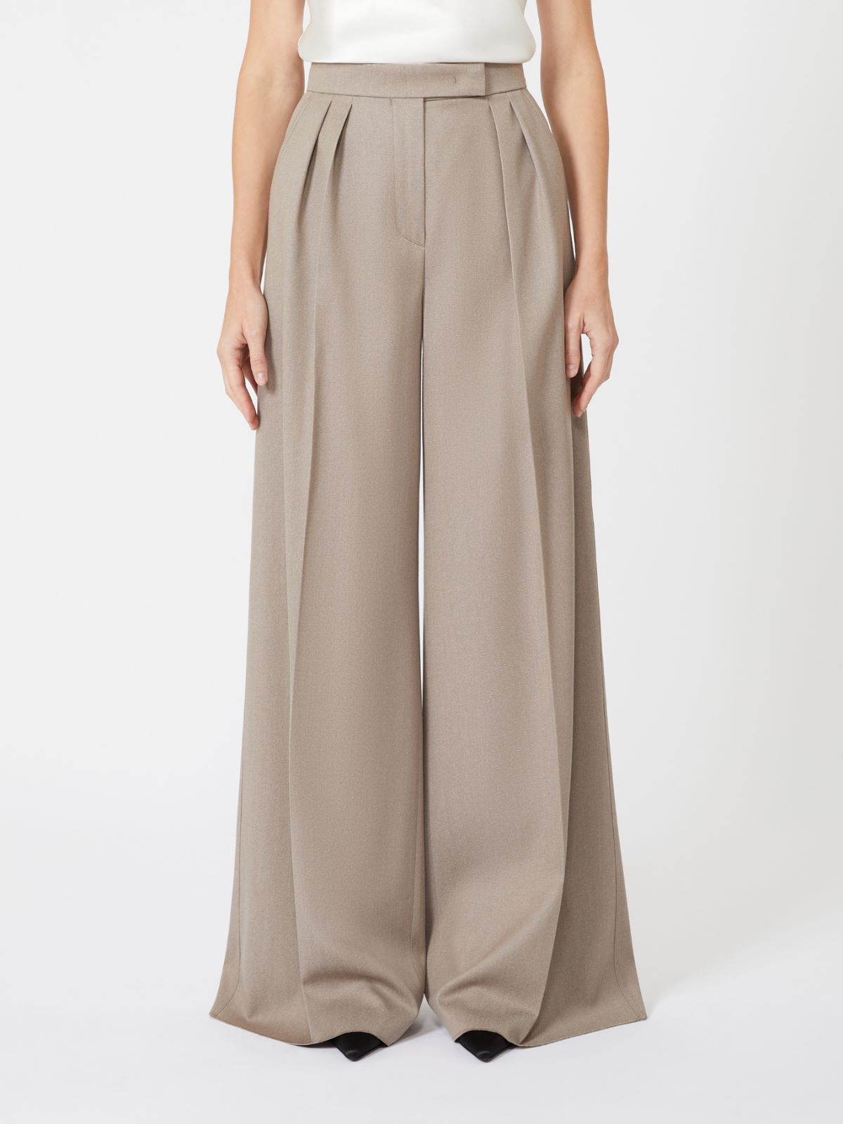 Pantalon en laine - NOISETTE - Max Mara - 2