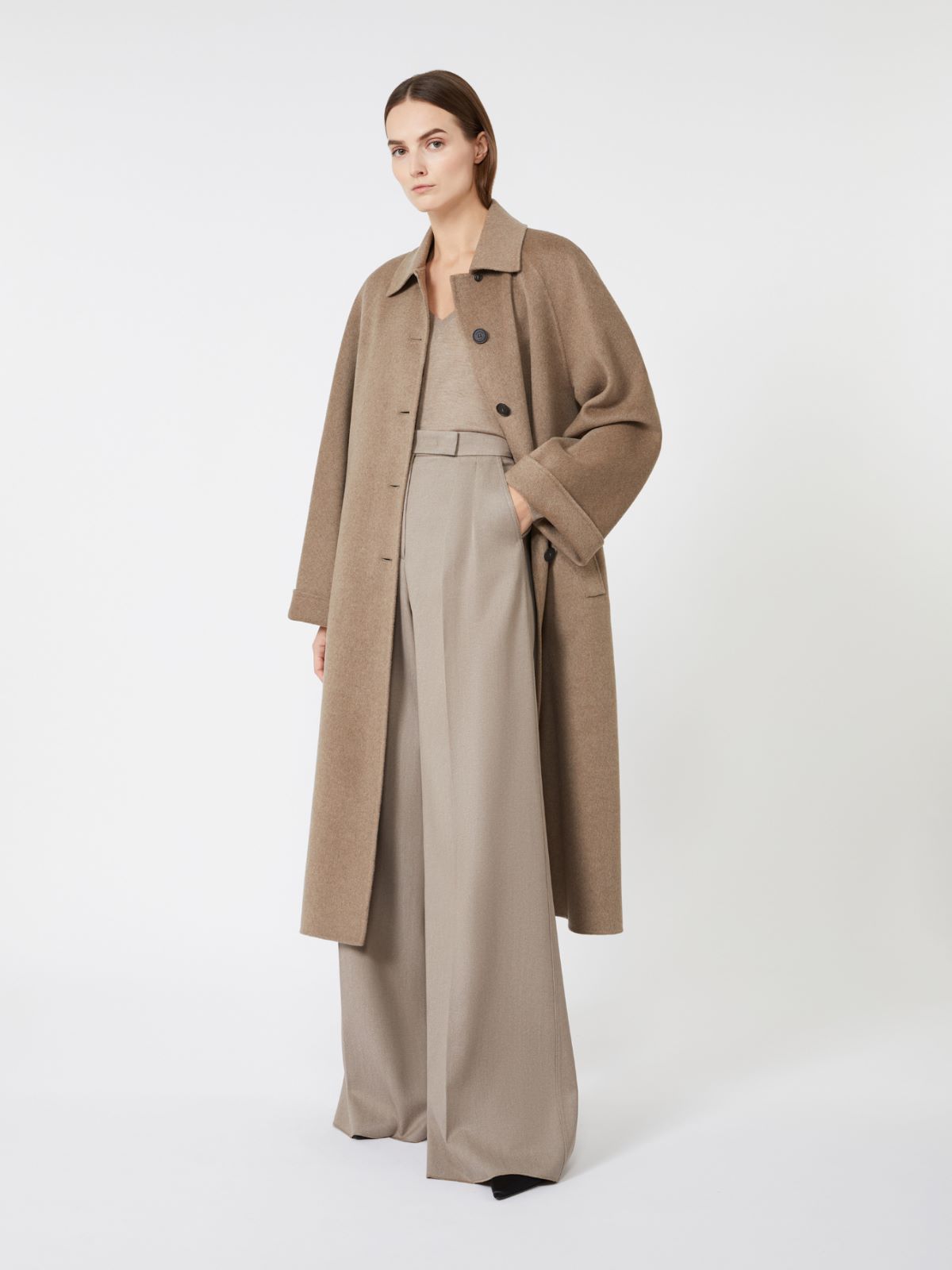 Pantalon en laine - NOISETTE - Max Mara