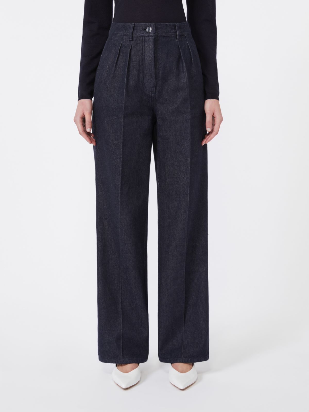 리노 데님 팬츠 - NAVY - Max Mara - 6