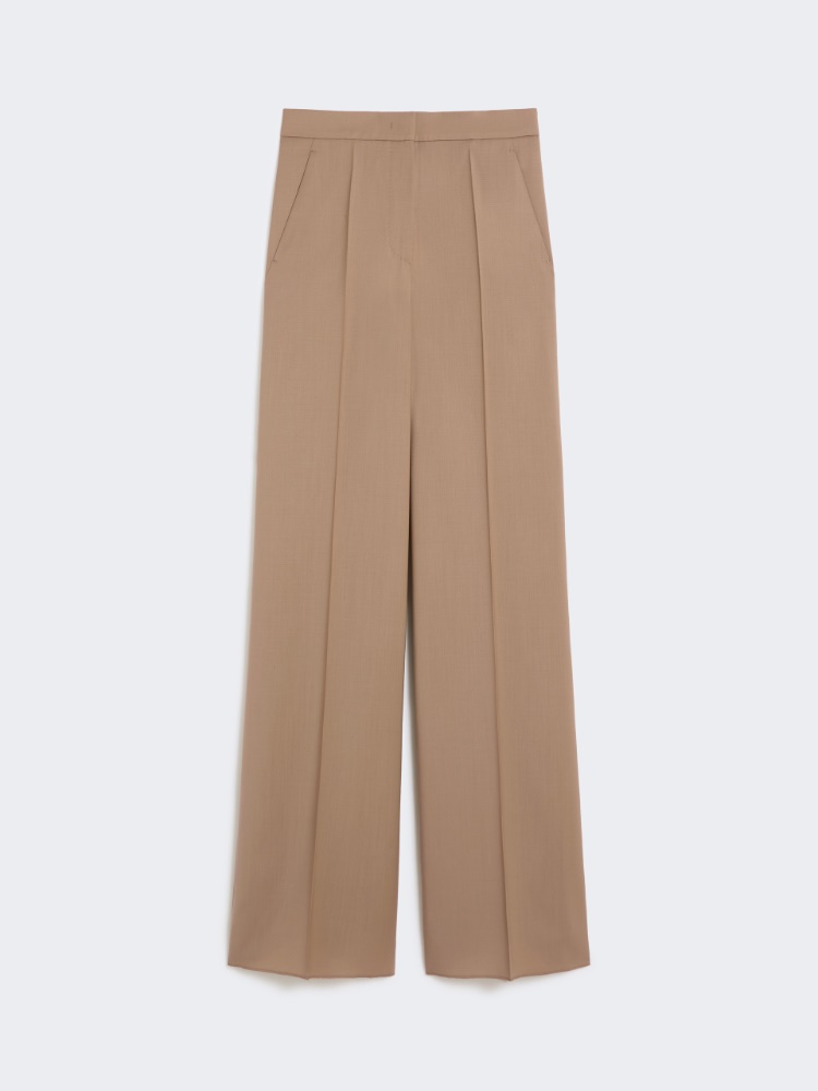 페르네트 버진울 팬츠 - HAZELNUT BROWN - Max Mara
