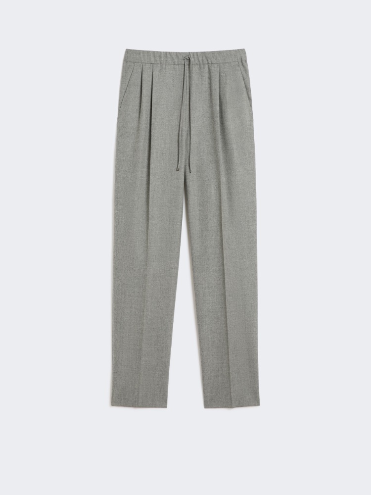 가띠 캐시미어 팬츠 - MEDIUM GREY - Max Mara