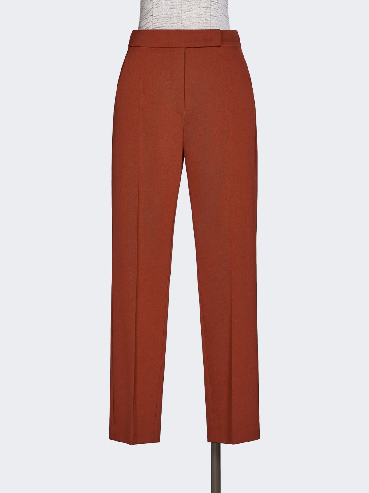 Wool granite trousers - RUST - Max Mara - 8