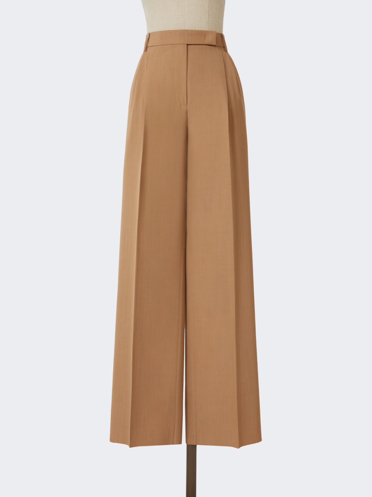 Wool wide-leg trousers - CAMEL - Max Mara - 8