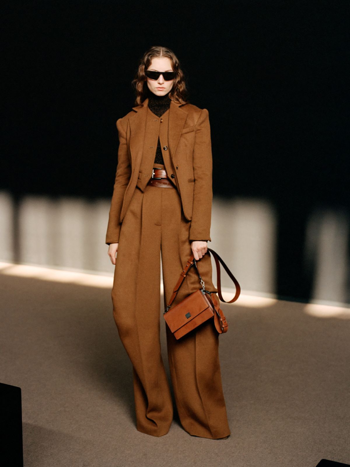 Weite Hose aus Kamelhaar - TABACK - Max Mara