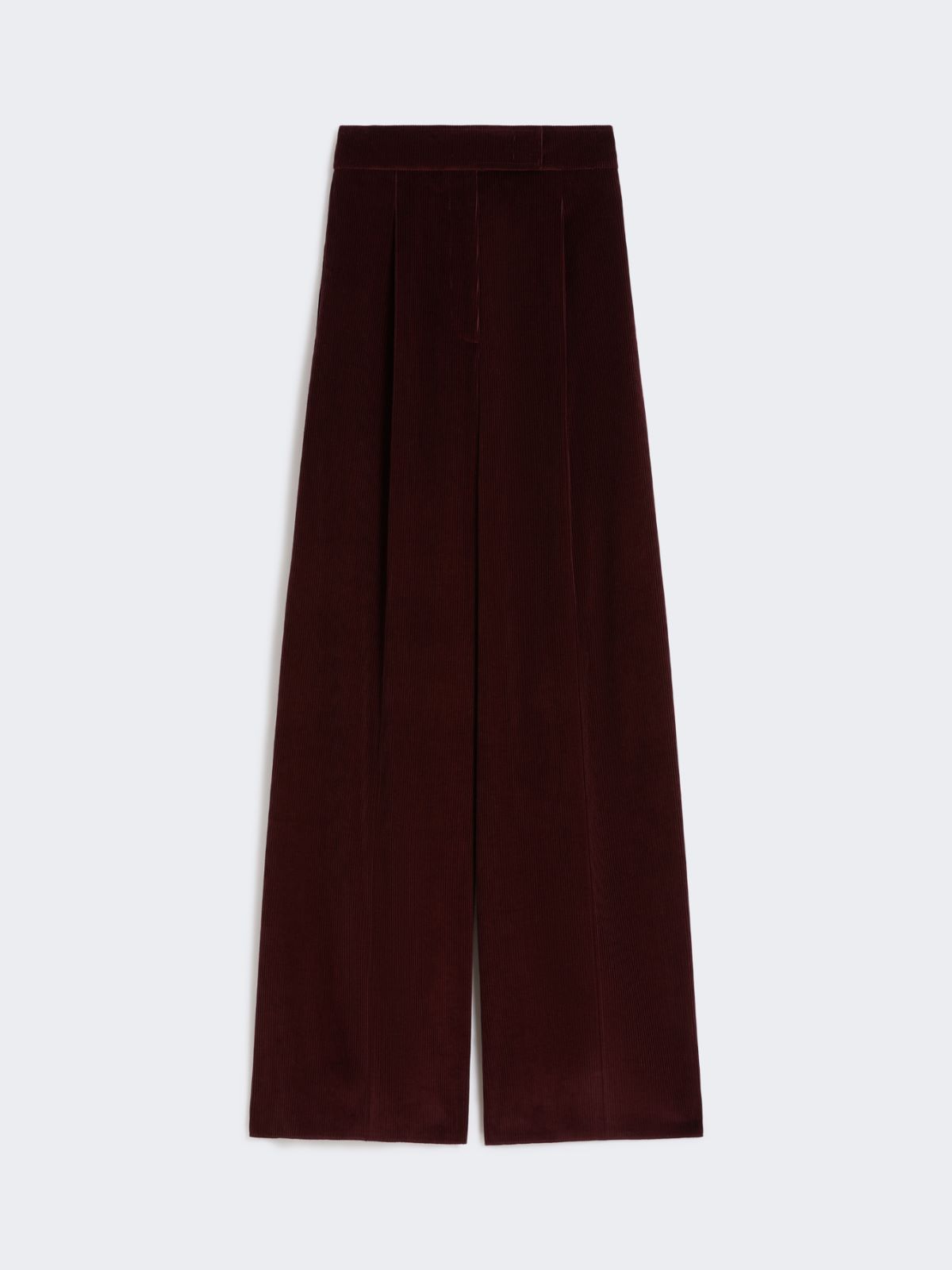 Wide-leg corduroy trousers - CHERRY - Max Mara - 9