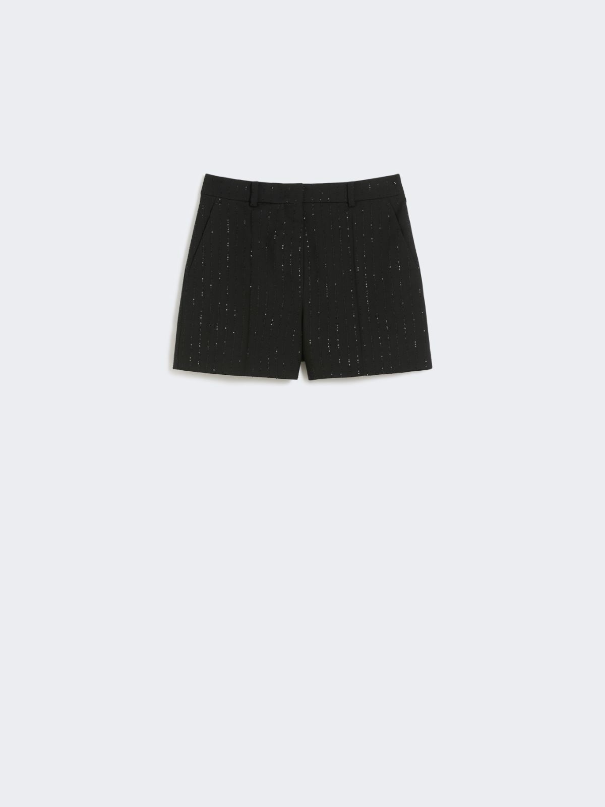 Wool twill shorts - BLACK - Max Mara - 9