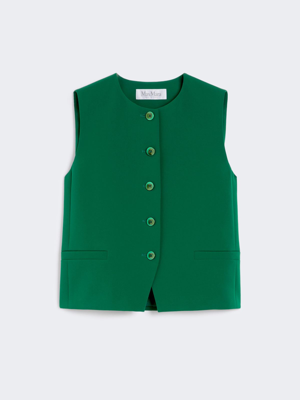 Short cady gilet - EMERALD - Max Mara - 8