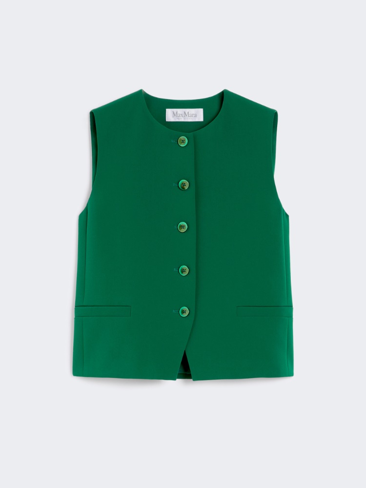 VIP【送料関税込】MAXMARA STUDDED WOOL VEST Max Mara Studded Wool Vest in Natural | Lyst