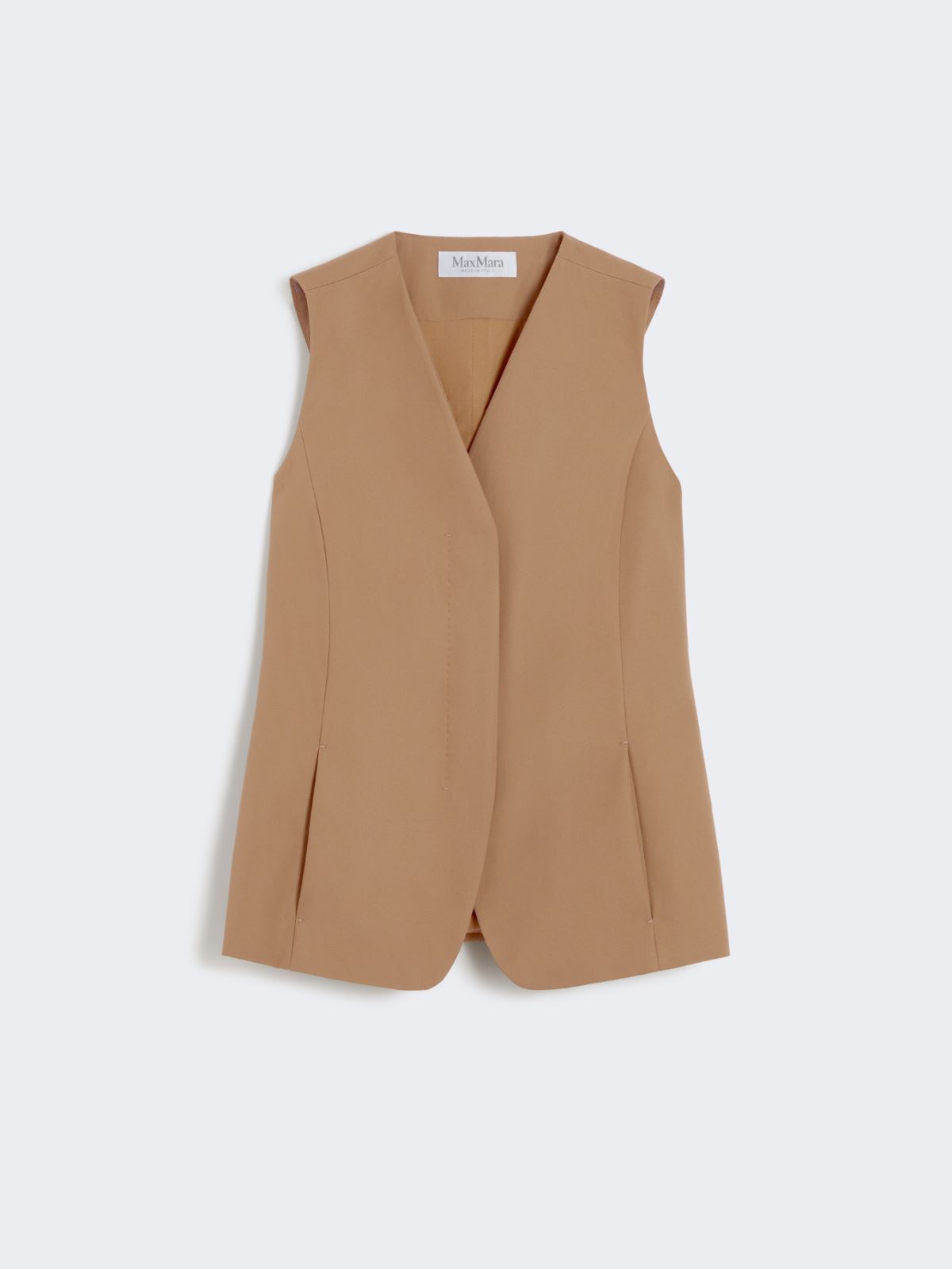 Cotton twill gilet - HAZELNUT BROWN - Max Mara - 9