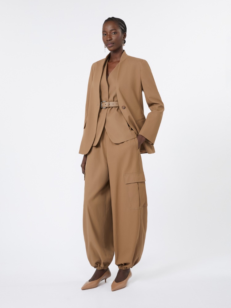 Weste aus Baumwolltwill - HASELNUSS - Max Mara