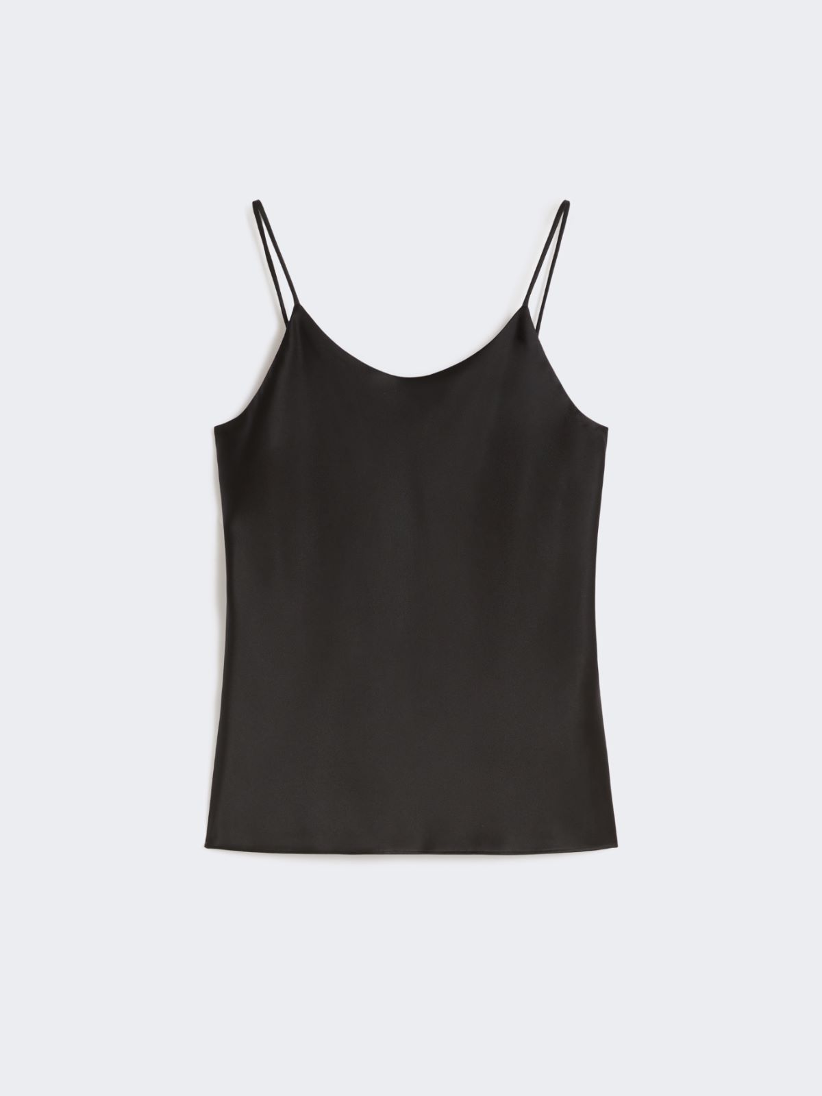 Top in raso di seta - NERO - Max Mara - 8