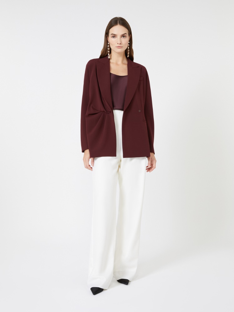 Haut en satin de soie - CERISE - Max Mara