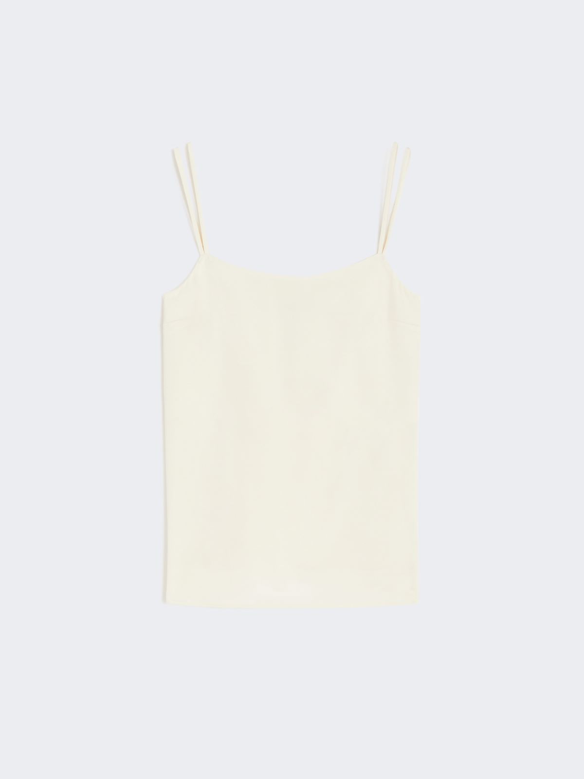 Stretch crêpe de Chine top - IVORY - Max Mara - 9