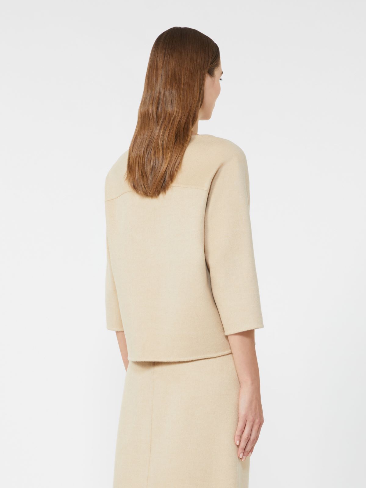 Crew-neck camel blouse - ALBINO - Max Mara - 3