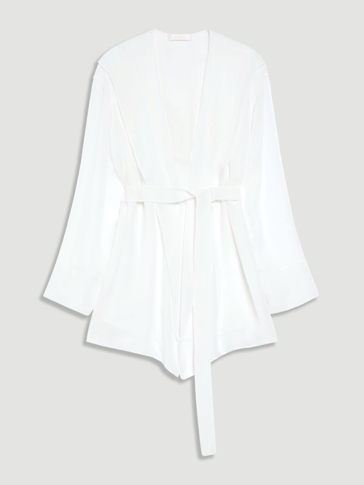 Jacke aus Seidenchiffon - WEISS - Max Mara