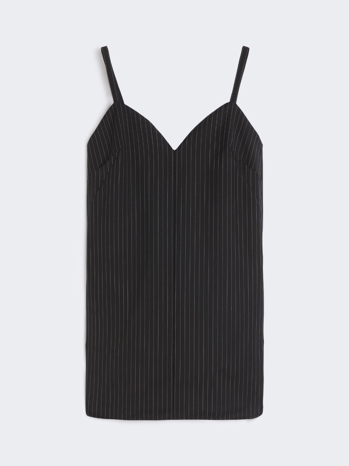 Pinstripe woollen cloth dress - BLACK WHITE - Max Mara - 9