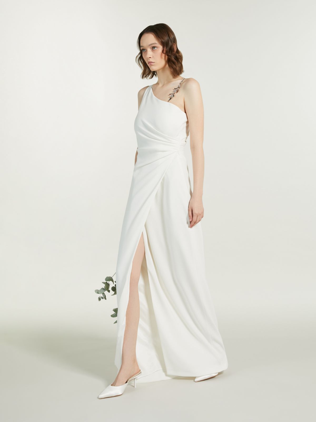 Cady one-shoulder dress - SILK - Max Mara - 9