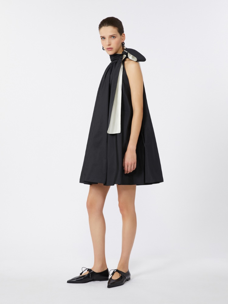 Taffeta dress - BLACK - Max Mara