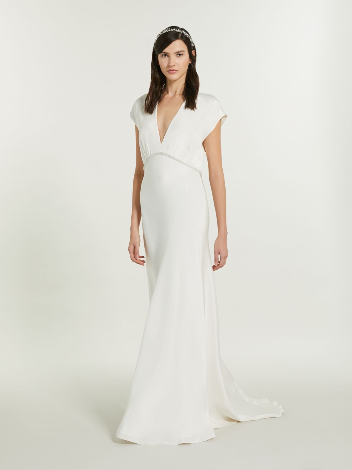 Heavy crepe de chine dress - SILK - Max Mara - 9