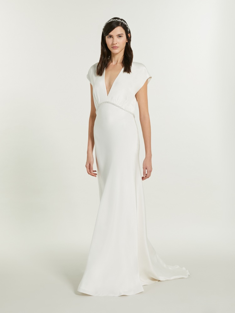 Kleid aus schwerem Crêpe de Chine - SEIDE - Max Mara