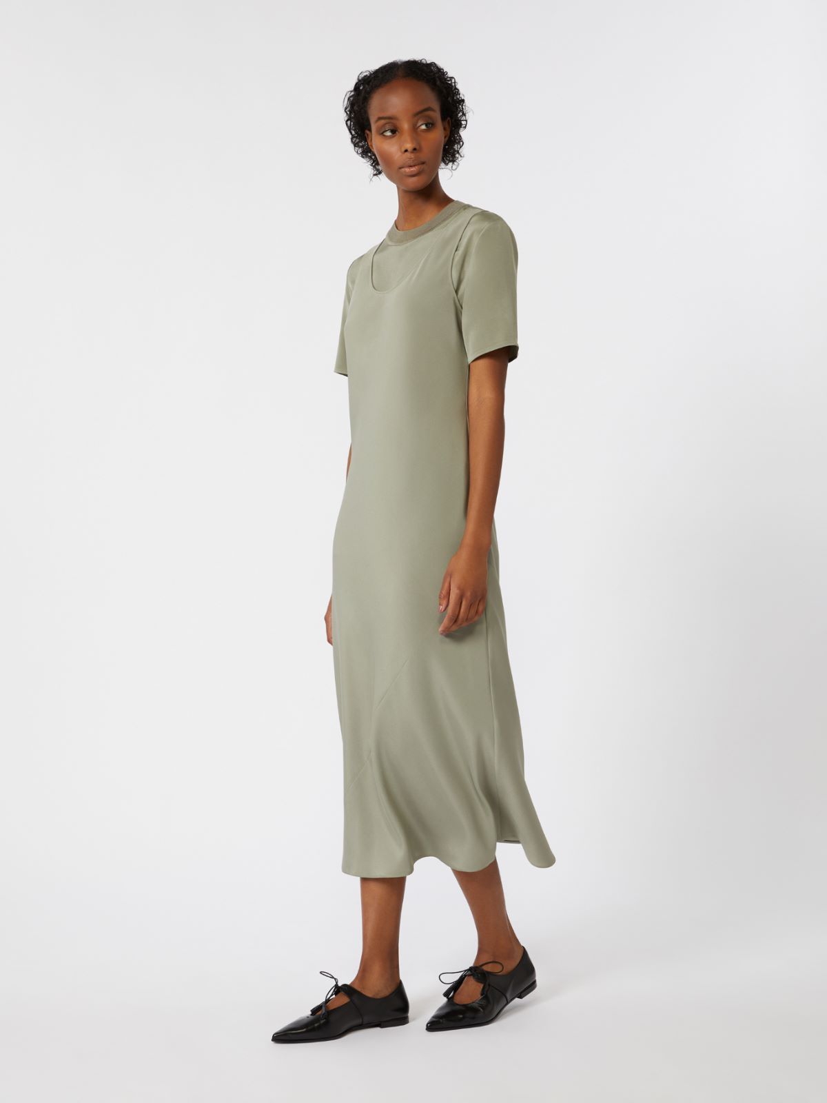 Kleid aus Crêpe de Chine - SALBEIGRUEN - Max Mara