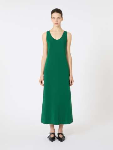 【関税＆送料込み】Max Mara Croesus Silk Long Dress Clothin Long printed silk dress, rust | 