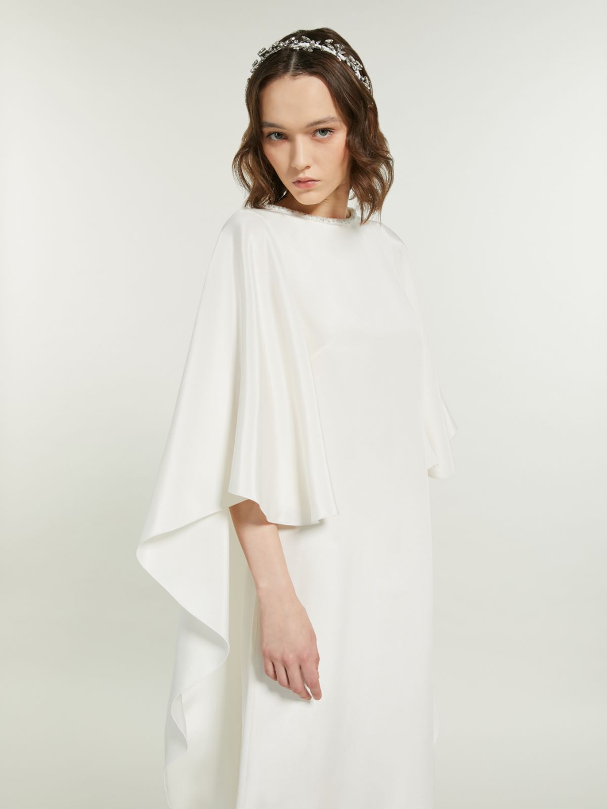 Pure silk crepe de chine dress - SILK - Max Mara - 4