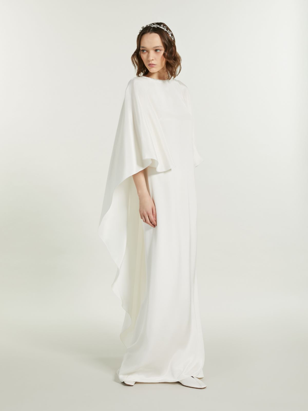 Pure silk crepe de chine dress - SILK - Max Mara - 11