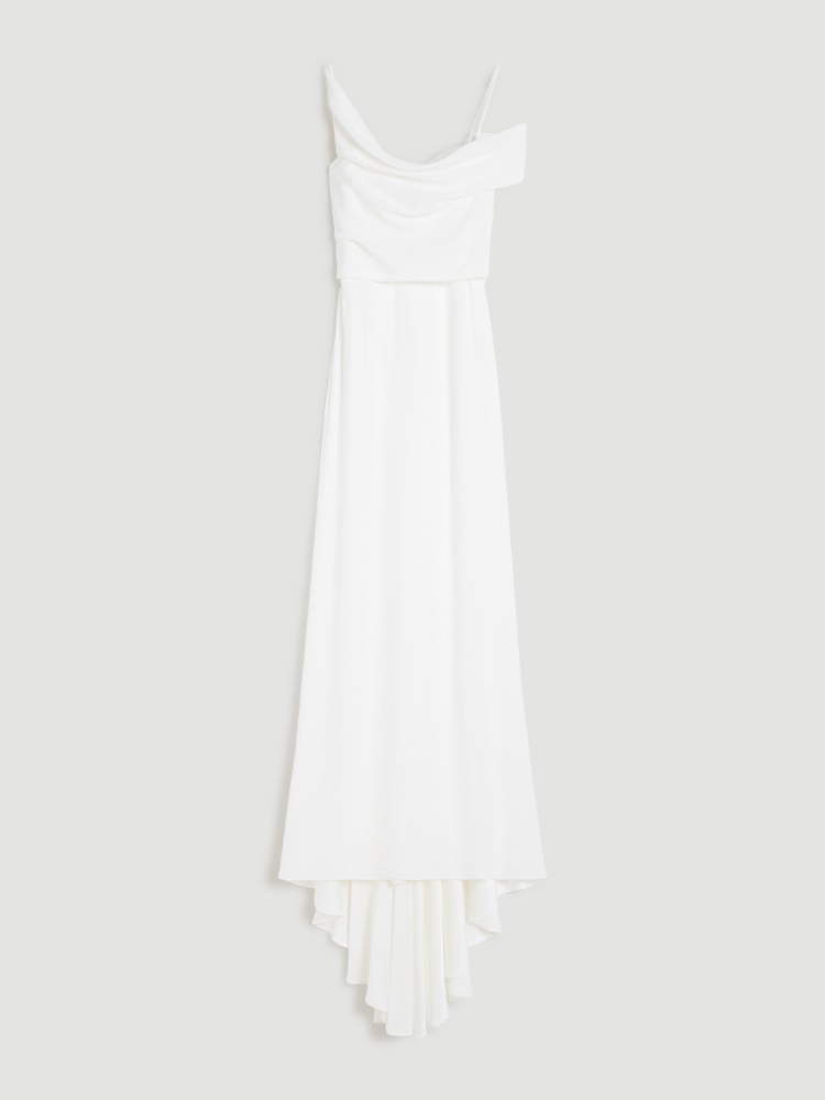 Asymmetrisches Kleid aus Envers-Satin - SEIDE - Max Mara
