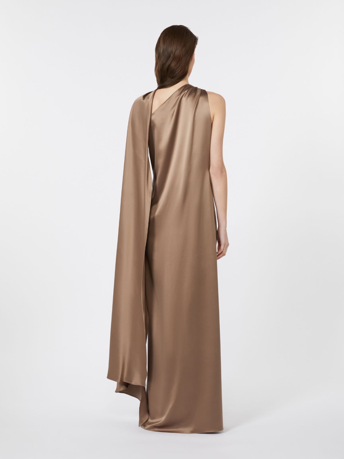One-shoulder dress in satin - MUD - Max Mara - 3