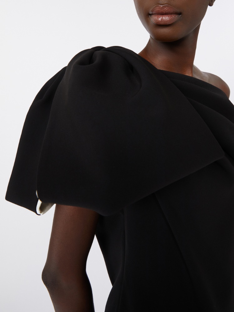 【Max Mara】BALDI MIDI CADY DRESS Cady midi dress, black | 