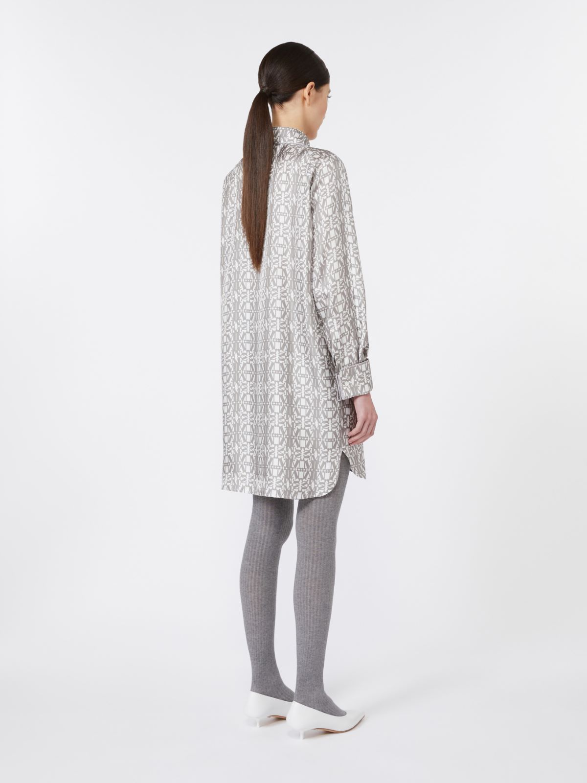 Printed silk shirt dress - SILK - Max Mara - 3