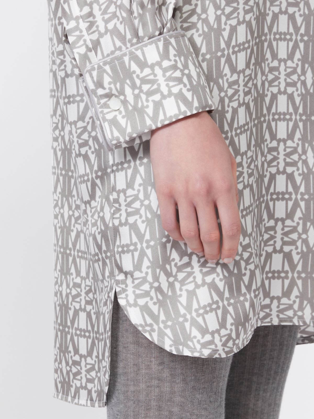 Printed silk shirt dress - SILK - Max Mara - 5