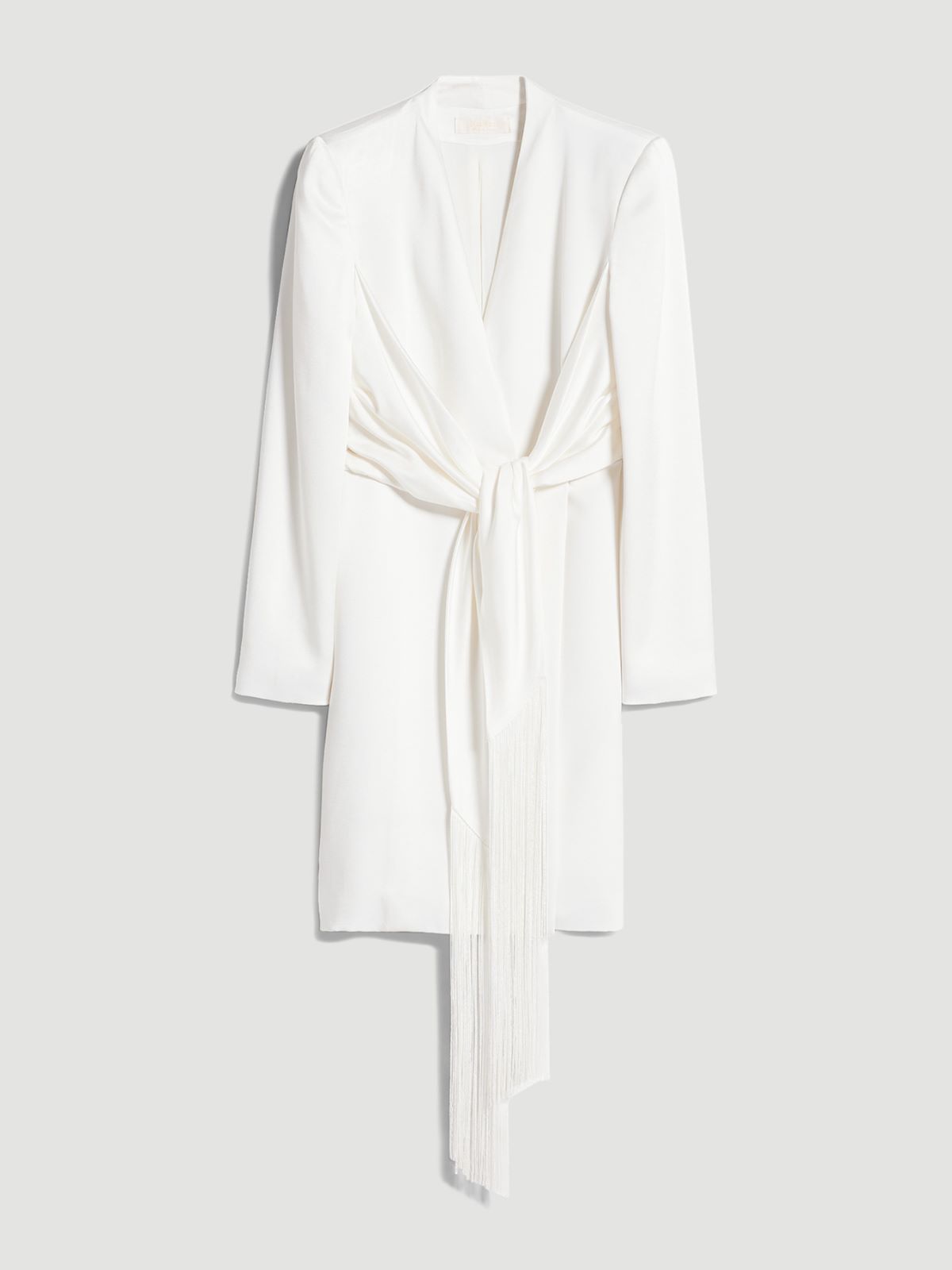 Satin wrap dress - WHITE - Max Mara